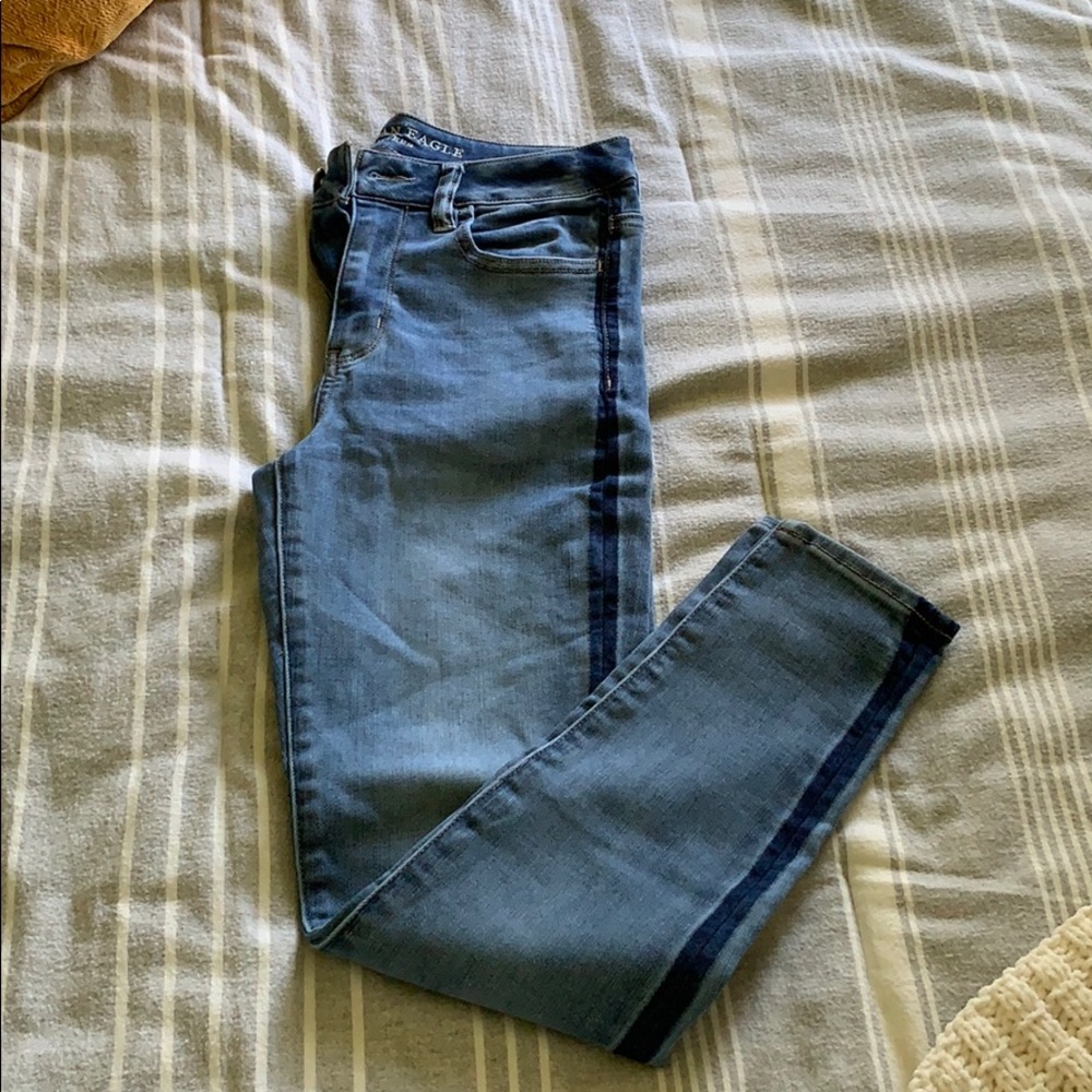Two toned jeggings